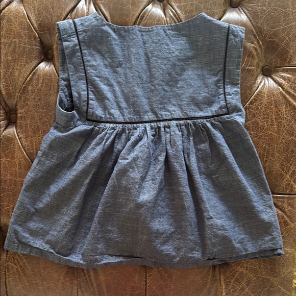 Gorman Blue Blouse with Colorful Embroidery - Picture 2 of 3